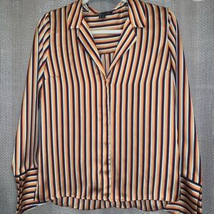 Striped Dress Blouse
